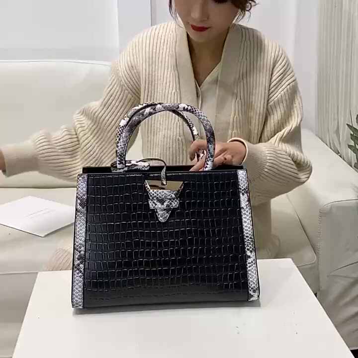 Wholesale Vegan PU Bags Fashionable Durable Handbags
