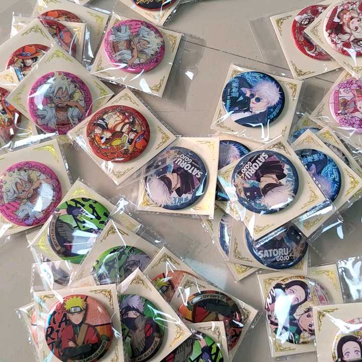 75mm Anime BOCCHI the ROCK PET Double Flash Badge Cartoon 75mm