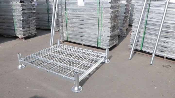 Vertical Detachable Industrial Welded Galvanized Steel Post Pallet ...