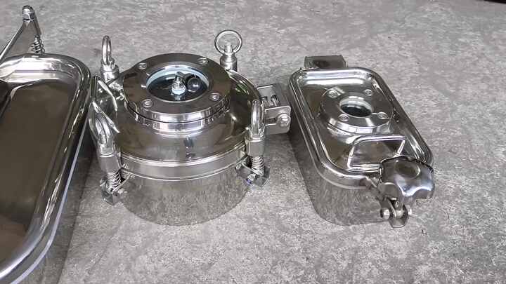 Zap Impex Burriera In Acciaio Inox Con Coperchio Rotondo, Elegante E Antiruggine, 15x10 Cm
