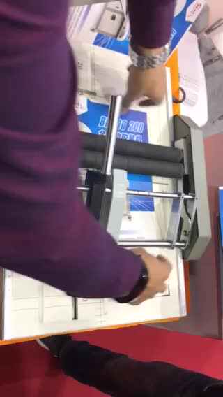 ZY-2 Manual Desktop Stapling Folding Booklet Maker Machine