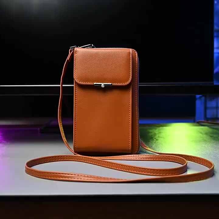Wallet Purse with Shoulder Strap Small Crossbody Bag