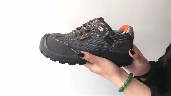 Latest Light Weight Industrial Ladies Mens Low Cut Steel Toe Labor Labour  Leather Safety Shoes