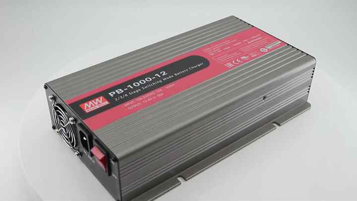 Cargador de batería Mean Well PB-1000-24 24V 34.7A con protección