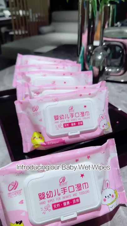 Hot Sale Baby Tender Baby Wipe Wholesale Natural Super Soft Pure Water Baby Wet Wipes Dry Wipes