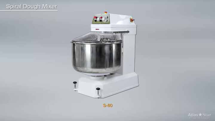 Flour Kneader Machine 25 Kg Spiral Dough Mixer Bread Making