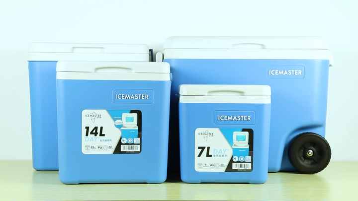 Icemaster Blue Plastic 45L Big Capacity Wheeled Cooler Cooler Box