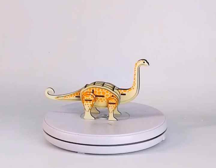 Quebra Cabeça De Madeira-Irregular 3D Animal Leão Dinossauro