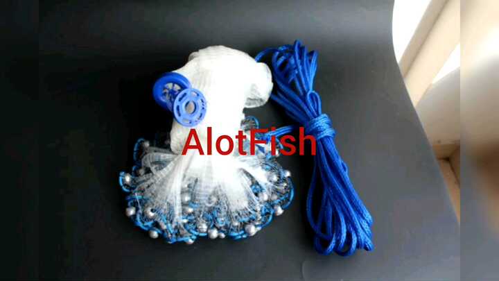AlotFish Commercial Cast Net Fishing Throw Hand Commercial Cast