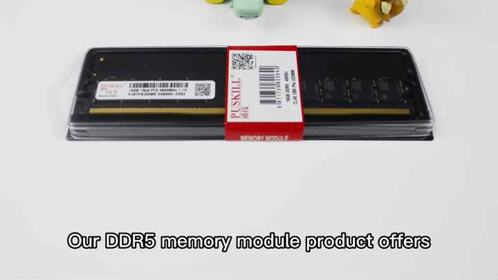 Puskill DDR5 RAM - 8GB/16GB/32GB, 4800MHz/5600MHz for Desktops