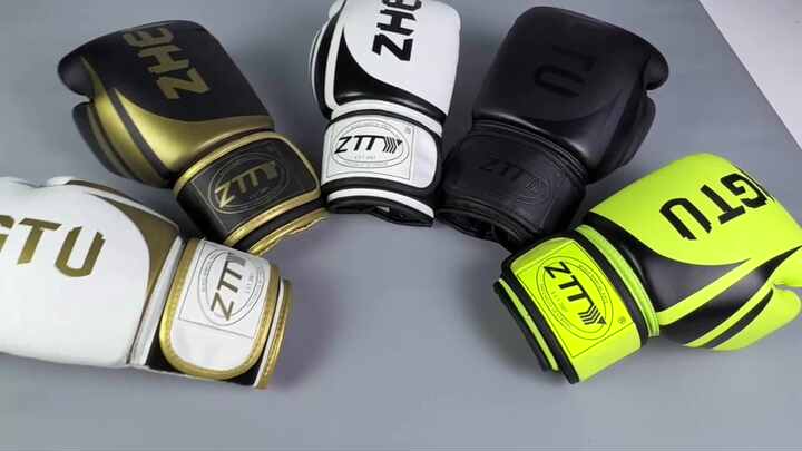 Boxing Training Gloves Indoor Training Tear Resistant PU Boxing