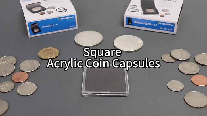 10 Cápsulas Protectoras Para Monedas De 40 Mm – Plástico Transparente, Antipolvo Y Antioxidante, Ideales Para Coleccionistas Y Regalos