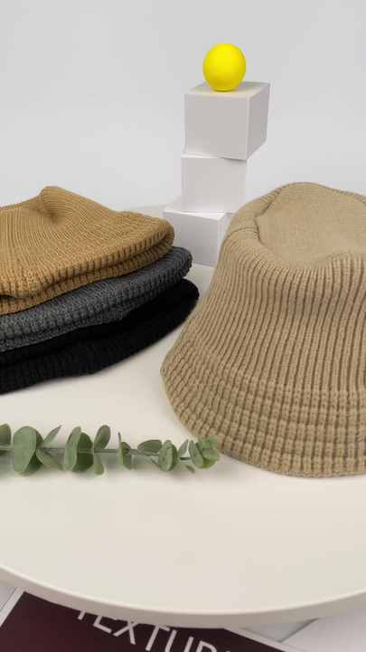 2021 Wholesale Custom With Logo Hats for Women Soft Knitted Warm 1