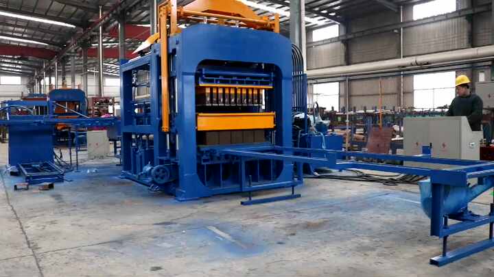 QT10-15 Automatic Concrete Brick Machines - High Capacity