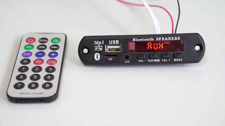 JQ Factory Reproductor MP3 Player Bluetooth Module Decoder Board 12V