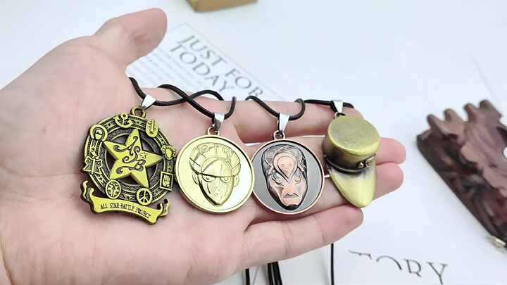 【絶版】JOE COOL ライトストーン キーホルダー Wholesale Anime Character Logo Anime Kujo Jotaro Weapon Keychain