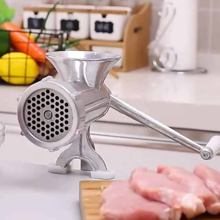 TRITACARNE MANUALE MULTIFUNZIONE CUCINA TRITA CARNE PER SALSICCE A MANOVELLA
