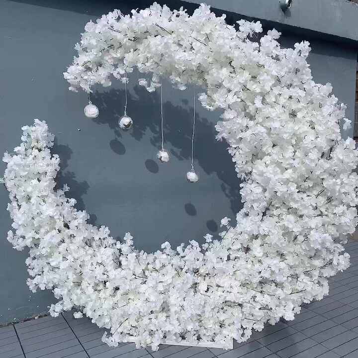 PATIKIL 2 Cerchi Metallici Rotondi Per Ghirlanda Fai Da Te - 18 Cm, Placcati Oro, Per Matrimonio E Decorazione Murale