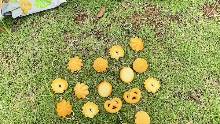 10 cracker artificiali a forma di orso, biscotti finti realistici per