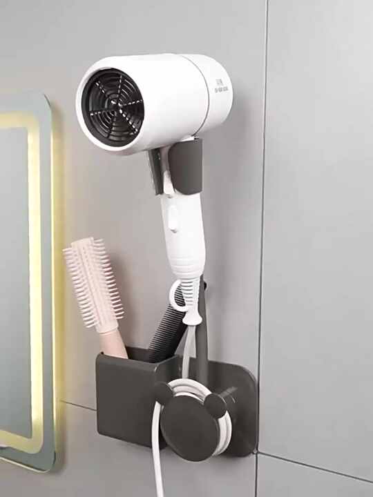 DS1415 Hair Dryer Stand Eco-Friendly Storage Solution
