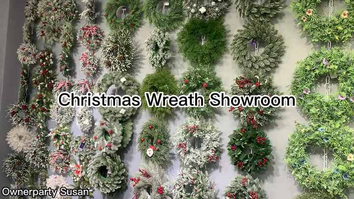 2024 Artificial Christmas Wreath for Holiday Decor – Perfect for