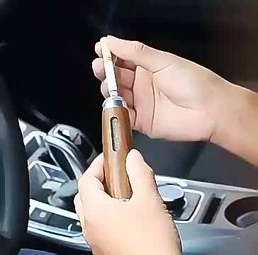 Car Portable Creative Ashtray Does Not Drop Ash Artifact Car Lazy Cigarette  Holder Smoking Free Tobacco Ashtray Rechargeable