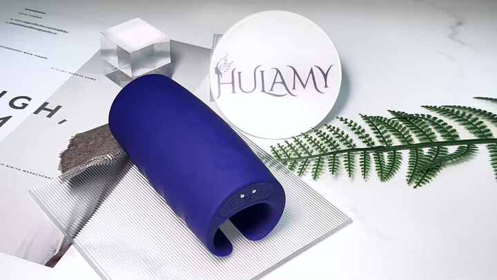 2024 Sex Toys HULAMY New Vibrating Enhancing Last Longer Orgasm Penis Time  Delay Trainer Male Masturbation Device Vibrator