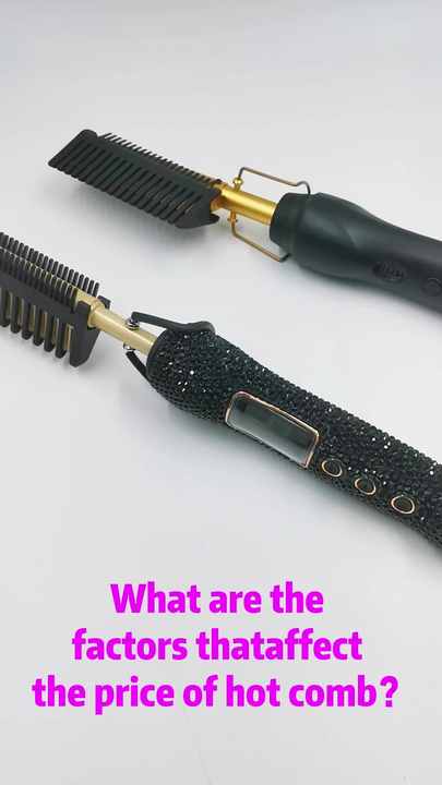 Electric Hot Comb Hair Straightener for Natural Black Hair Wig