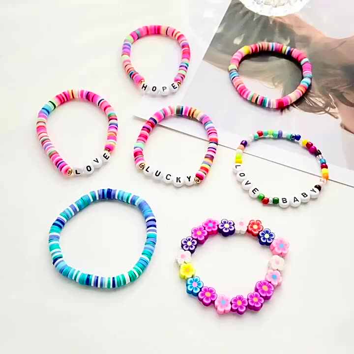 Redtwo Kit de 3400 perles de verre de 4 mm pour la fabrication de bracelets de