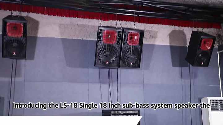 LS-18 Single 18 Inch Sub-bass System Speaker High Quality Active Line Array  Subwoofer for High-end Club