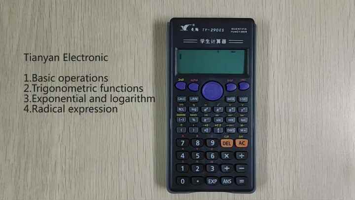 XIAZHI Engineering Scientific Calculator, 240 Functions With Protractor Compasses Stationery Kit 2 Line Display Standard Multifunction Function Calculator I.1008628411