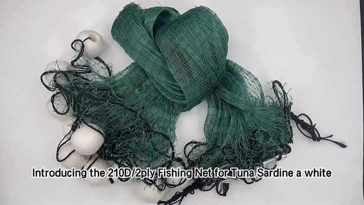 HDPE Mesh Big Float Fishing Drag Net Custom 100m 9ply Nylon Trawl