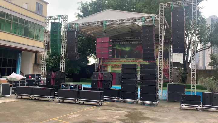 Professional Stage Speaker for Wedding Sound and Stage Equipment Line Array  pa System Outdoor Concert Sound System for Church