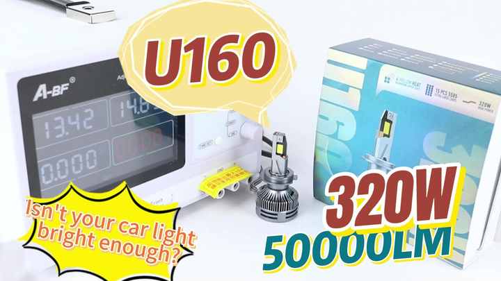 XENPLUS U160 320W Car Light - 50000LM LED Headlamp Bulb