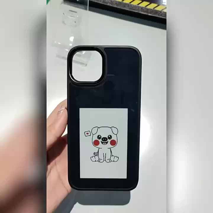 Wholesale Display Smart Phone Case for iPhone 15 Case NFC E Ink Screen Display Back Cover Smart Ink Phone case Wholesale Display Smart Phone Case for iPhone 15 Case NFC E Ink Screen Display Back Cover Smart Ink Phone case