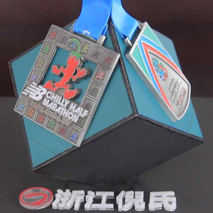 Custom Souvenir Metal Medals Professional Die Struck Enamel