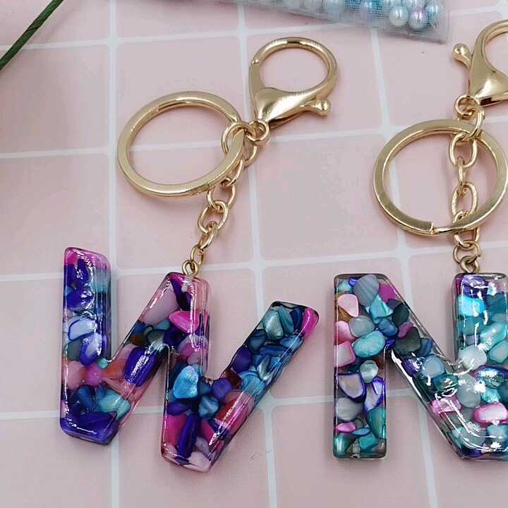 Portachiavi Con Iniziale In Lettera E Cristalli – 3 Cm, In Lega, Semplice Ed Elegante, Per Chiavi Auto, Borsa O Zaino, Regalo Fai Da Te