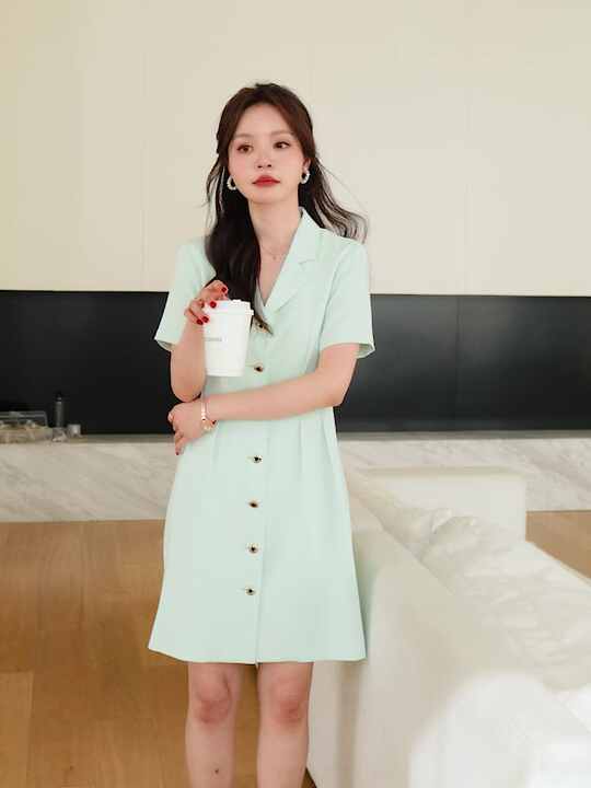 Ladies Office Suits Dresses Women Formal Work Hot Sale Elegant Casual  Dresses Short Sleeved Women Pencil Dress