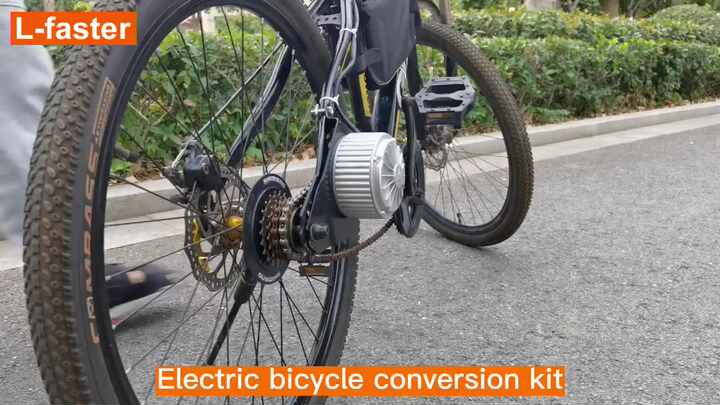250W Brushless Electric Bike Conversion Kit with Throttle