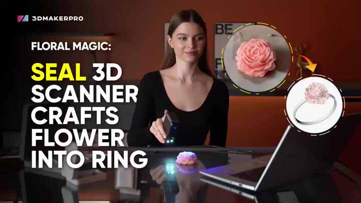 Scanner 3D Portable 3DMakerpro Seal Lite – Précision 0,02mm – Résolution 0,07mm – Occasion