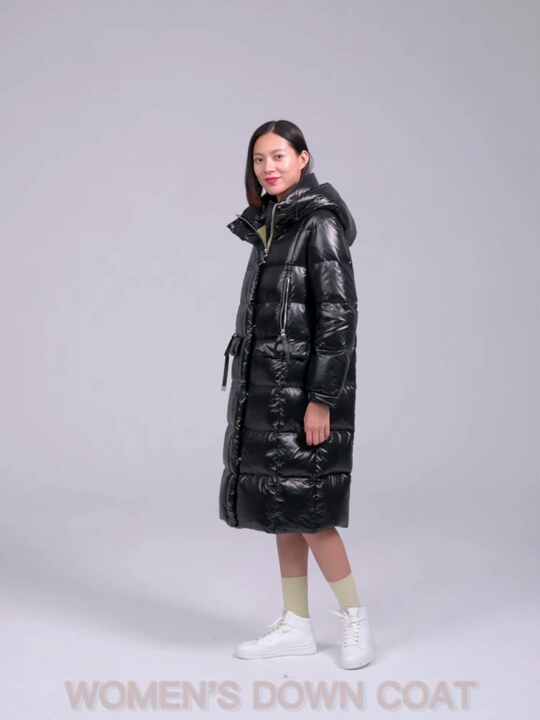 Shop Our New Style Luxury Plus Size Women's Shiny Puffer Jacket Tall