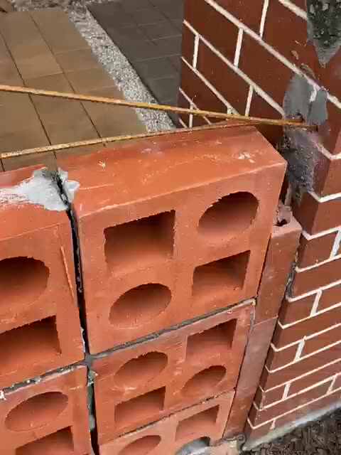 テラコッタ風ブリーズブロック 粘土製穴あきレンガ 中空装飾壁タイル