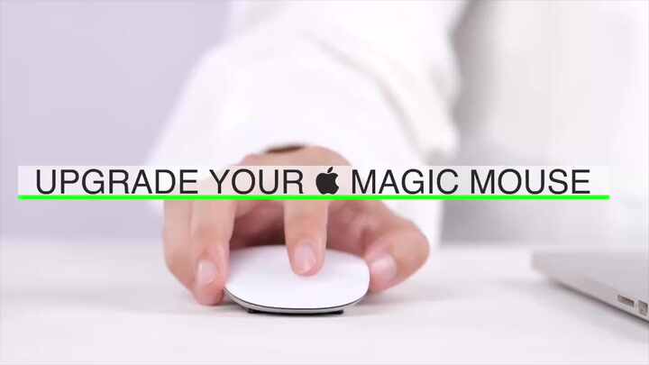 Base Di Ricarica Wireless Per Magic Mouse 2 – Supporto Ergonomico USB-C, Bianco, Con Ricarica Intelligente