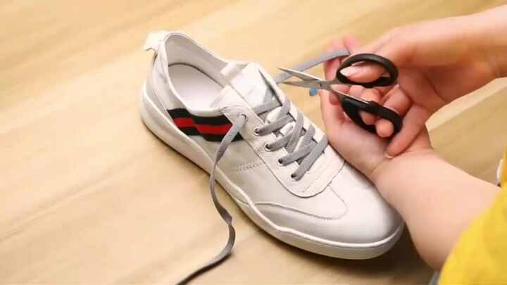Colorful Flat Cross Lock Elastic Sneaker Strap Rainbow Gradient