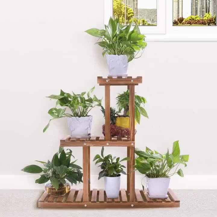 Scaffale per Piante in Bambù, Supporto per Vasi di Piante a 5 Livelli, Scaffale Multifunzionale, Ideale per Soggiorno, Balcone, 114 x 31,5 x 141 cm | Leroy Merlin