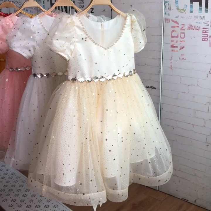 Mädchen Prinzessinnenkleid Mit Spitze - Ärmelloses Tüllkleid Für Feste & Feiern