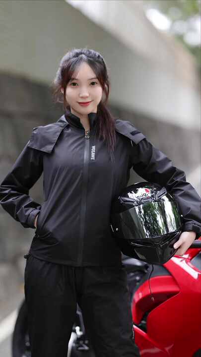 WOSAWE Dirt Bike Outdoor Riding Raincoat Suit Waterproof Windproof
