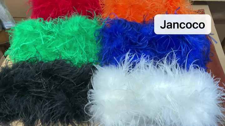 Jancoco Women's Black Feather Fur Tank Tops - Sexy & Stylish