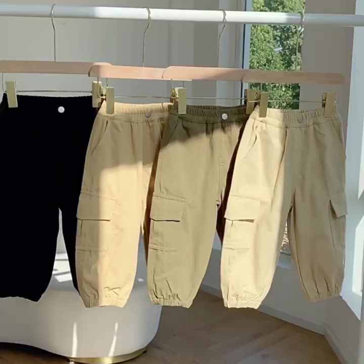 New Korean Girl Boy Trousers Children Spring Autumn Loose Harem