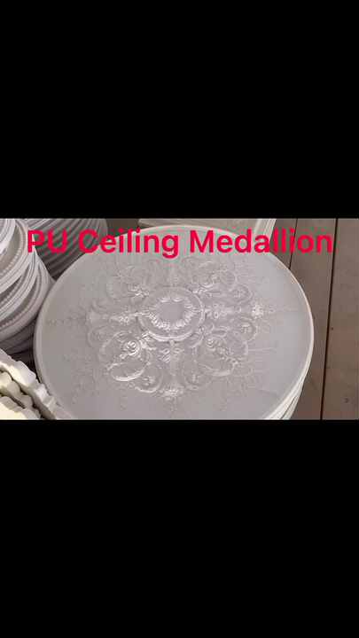 77752 50, 8 cm Médaillon de plafond à finition en Blanc